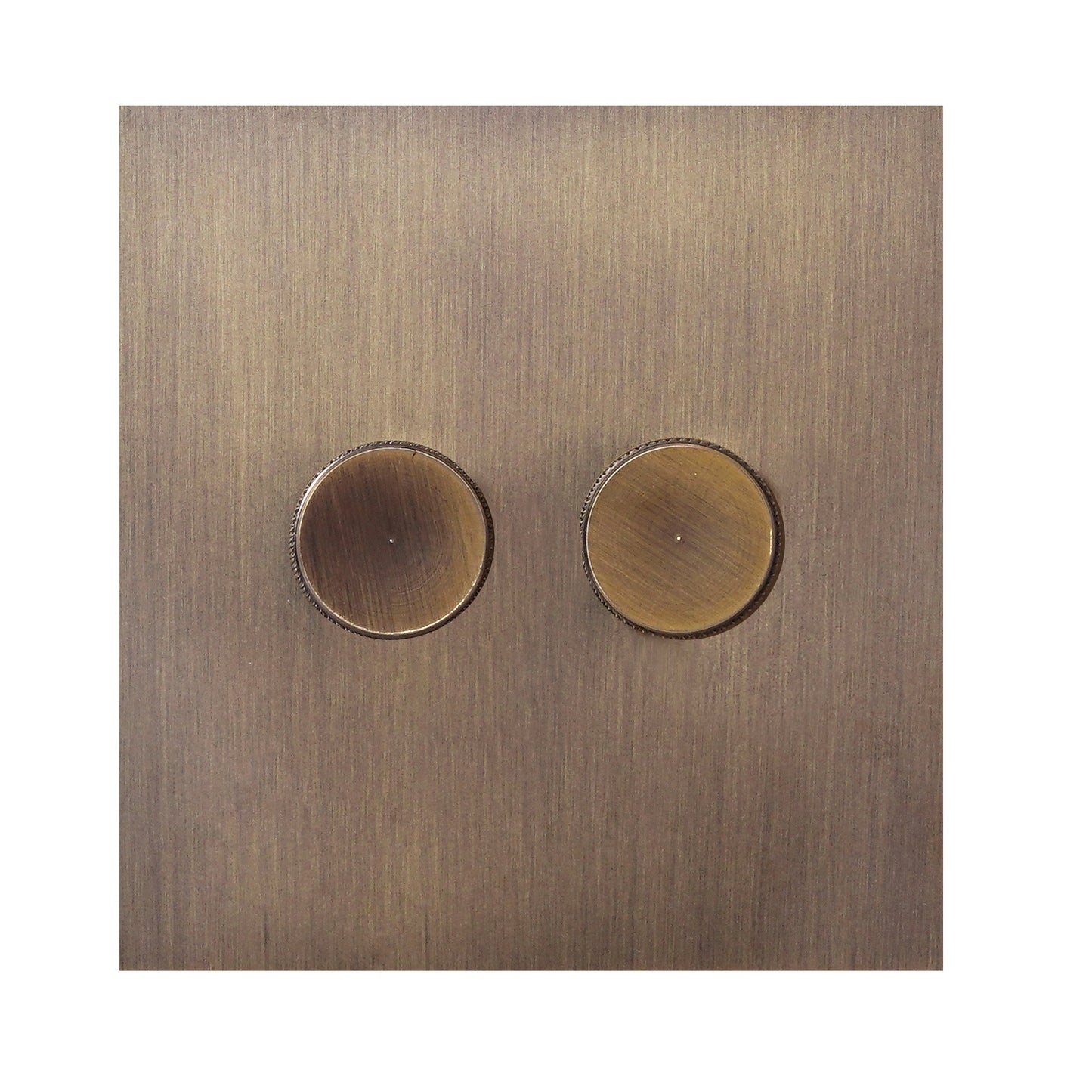 Double Light Dimmer – 2 x 500W Each – Stainless Steel