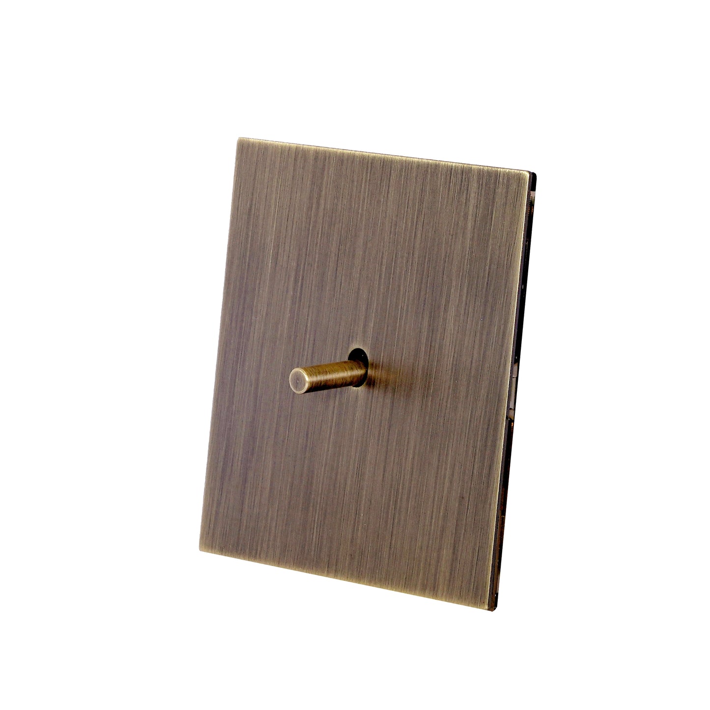 1 Gang Intermediate Switch – Plain Toggle – Stainless Steel / Copper