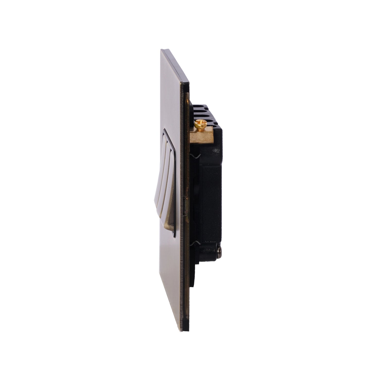 3 Gang 2 Way Switch – Rocker Button – Stainless Steel