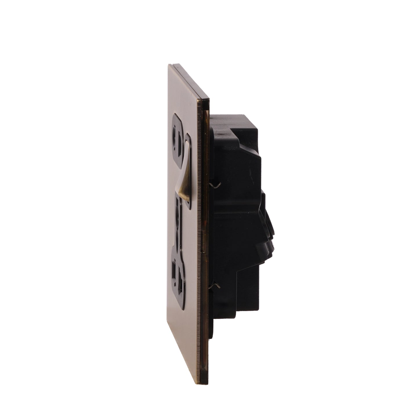 Single 5-Pin Socket 13A – On/Off – Stainless Steel