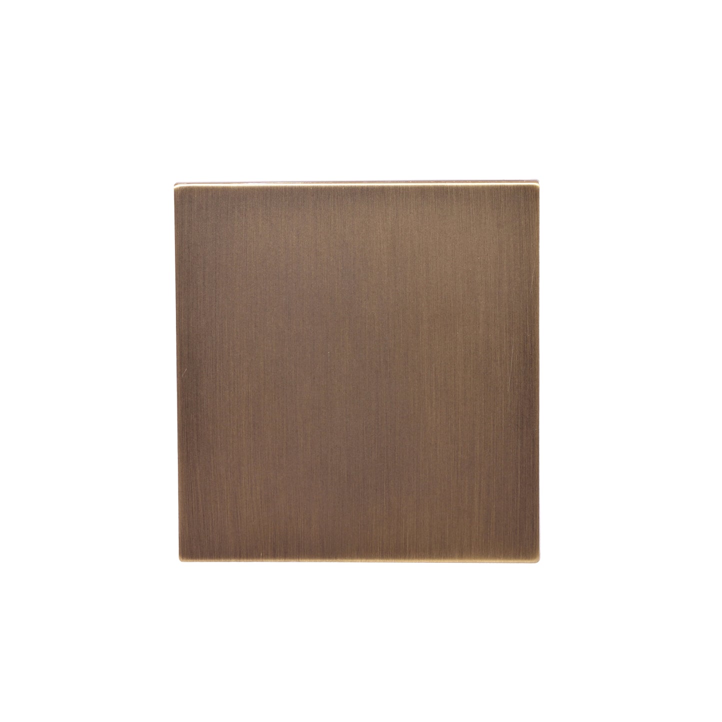 Blank Plate 3×3 – Stainless Steel
