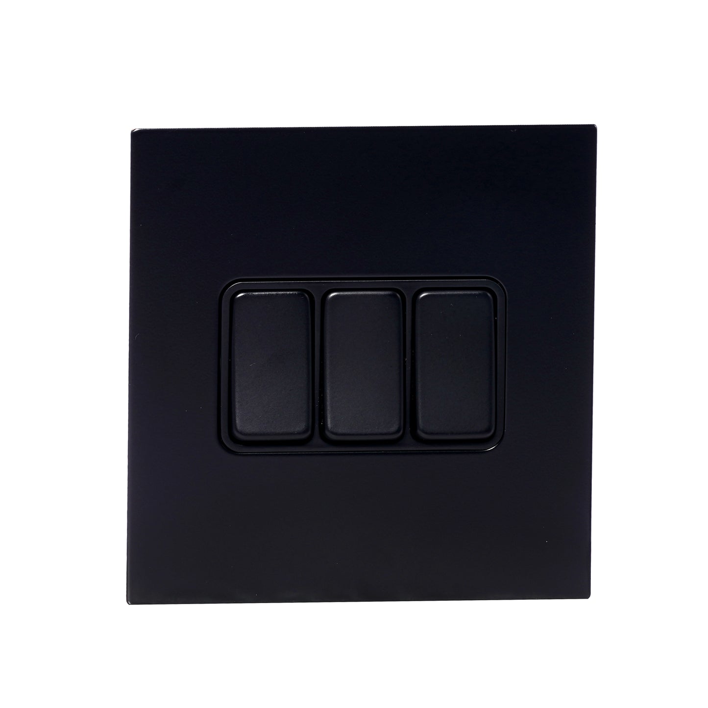 3 Gang 2 Way Switch – Rocker Button – Stainless Steel