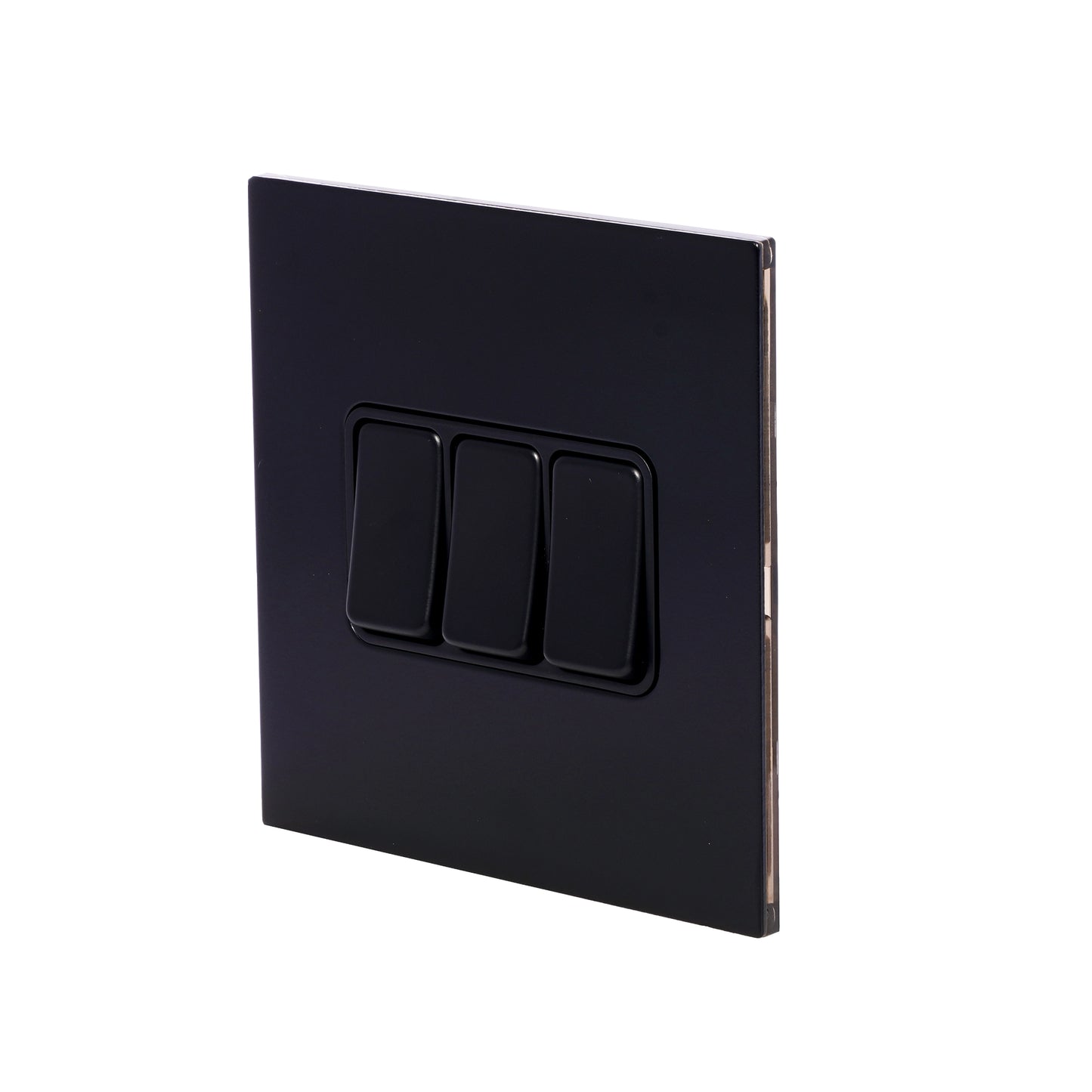 3 Gang 2 Way Switch – Rocker Button – Stainless Steel