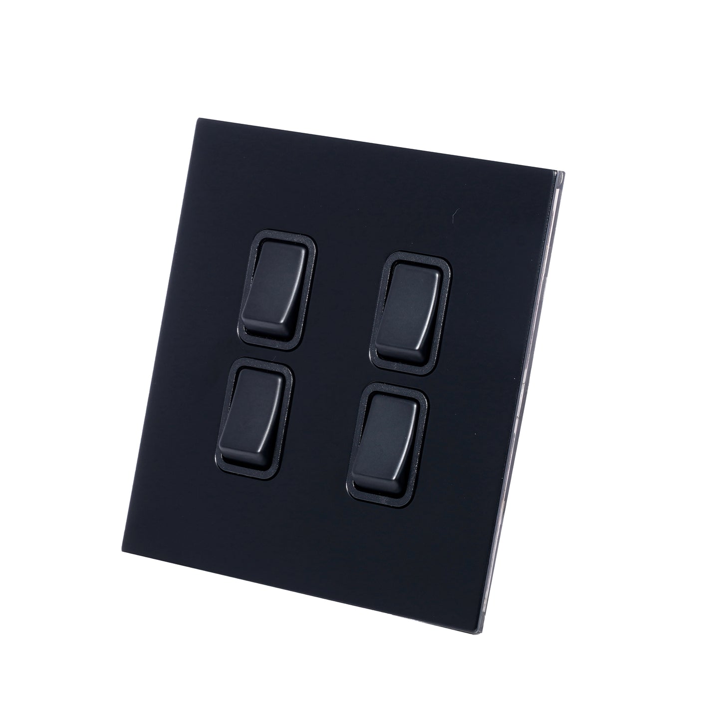 4 Gang 2 Way Switch (86) – Rocker Button – Stainless Steel