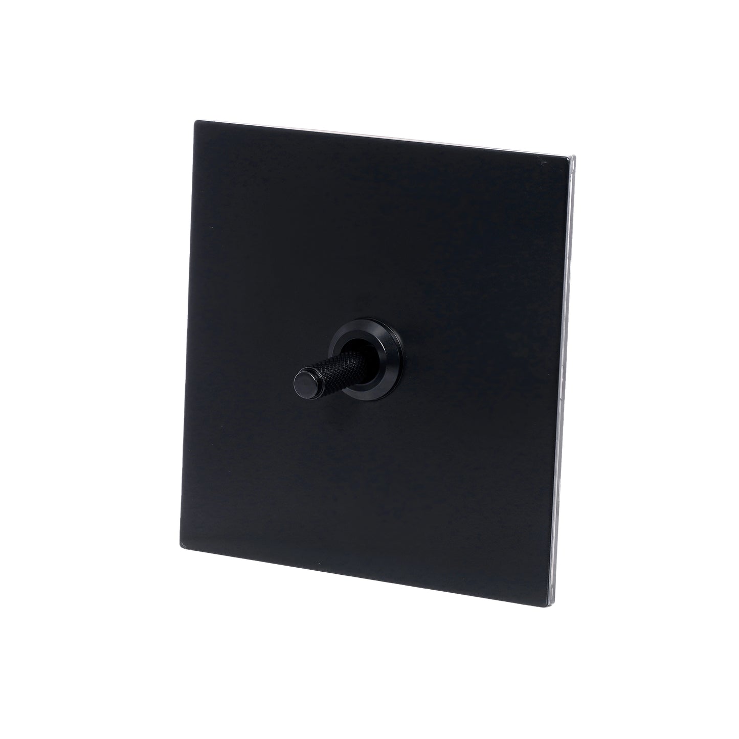 1 Gang 2 Way Switch – Knurled Toggle – Stainless Steel / Copper