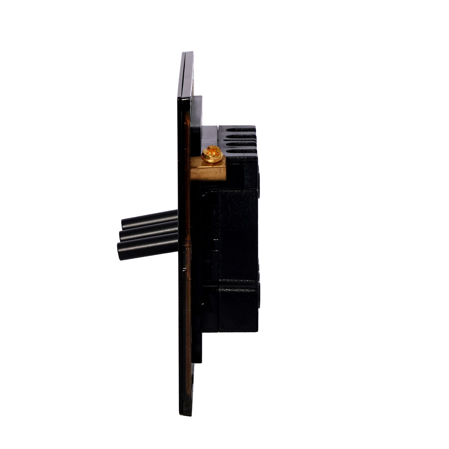 3 Gang 2 Way Switch – Plain Toggle – Stainless Steel / Copper