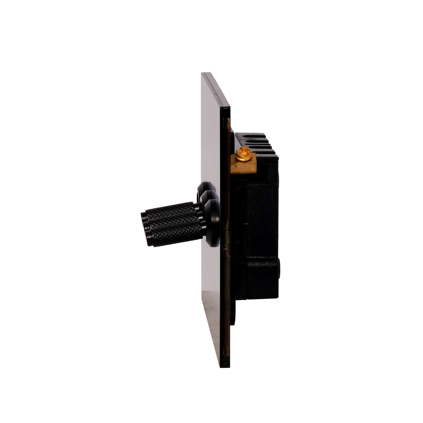 3 Gang 2 Way Switch – Knurled Toggle – Stainless Steel / Copper