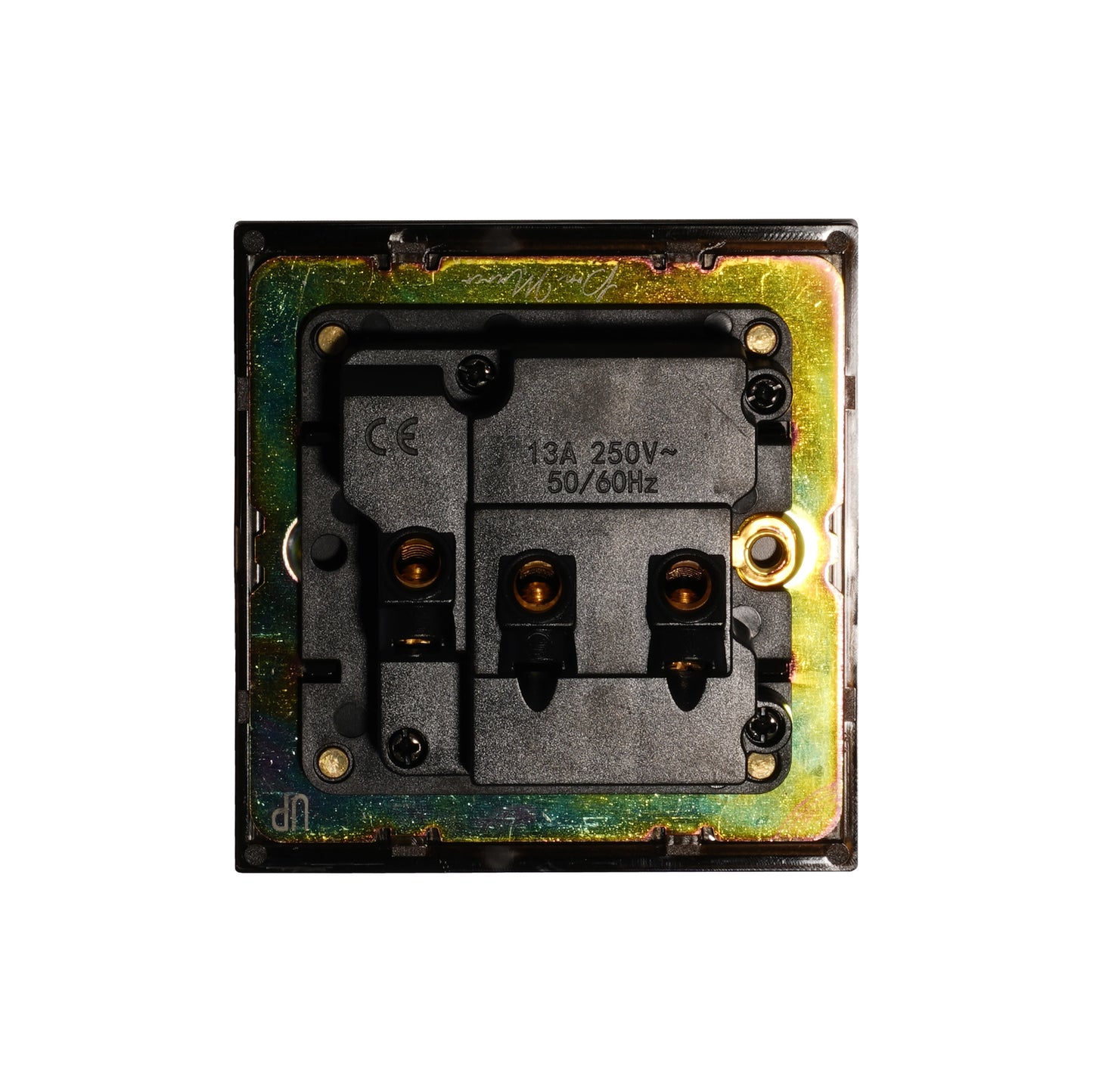 Single 5-Pin Socket 13A – On/Off – Stainless Steel