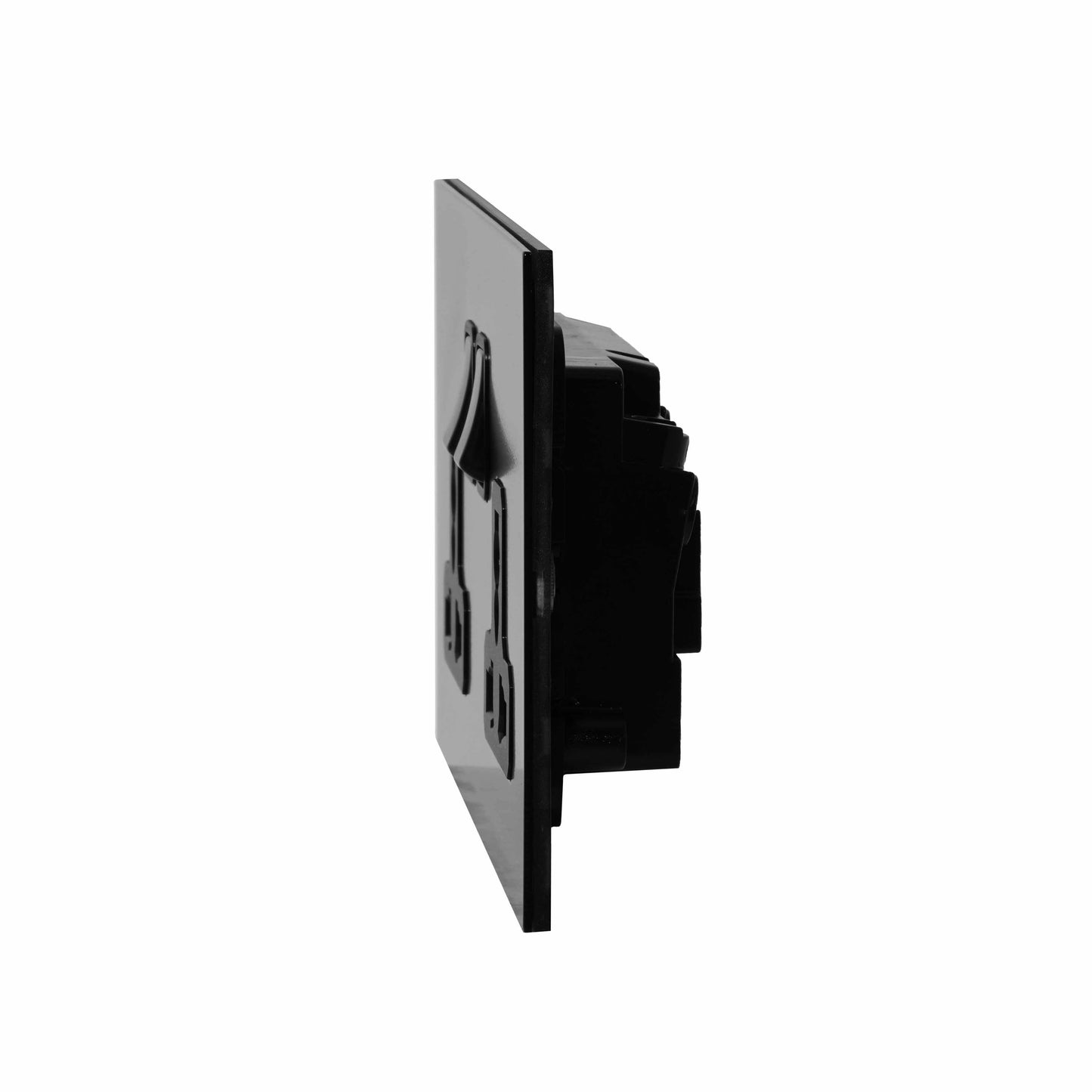 Double MF Socket 13A – On/Off – Stainless Steel