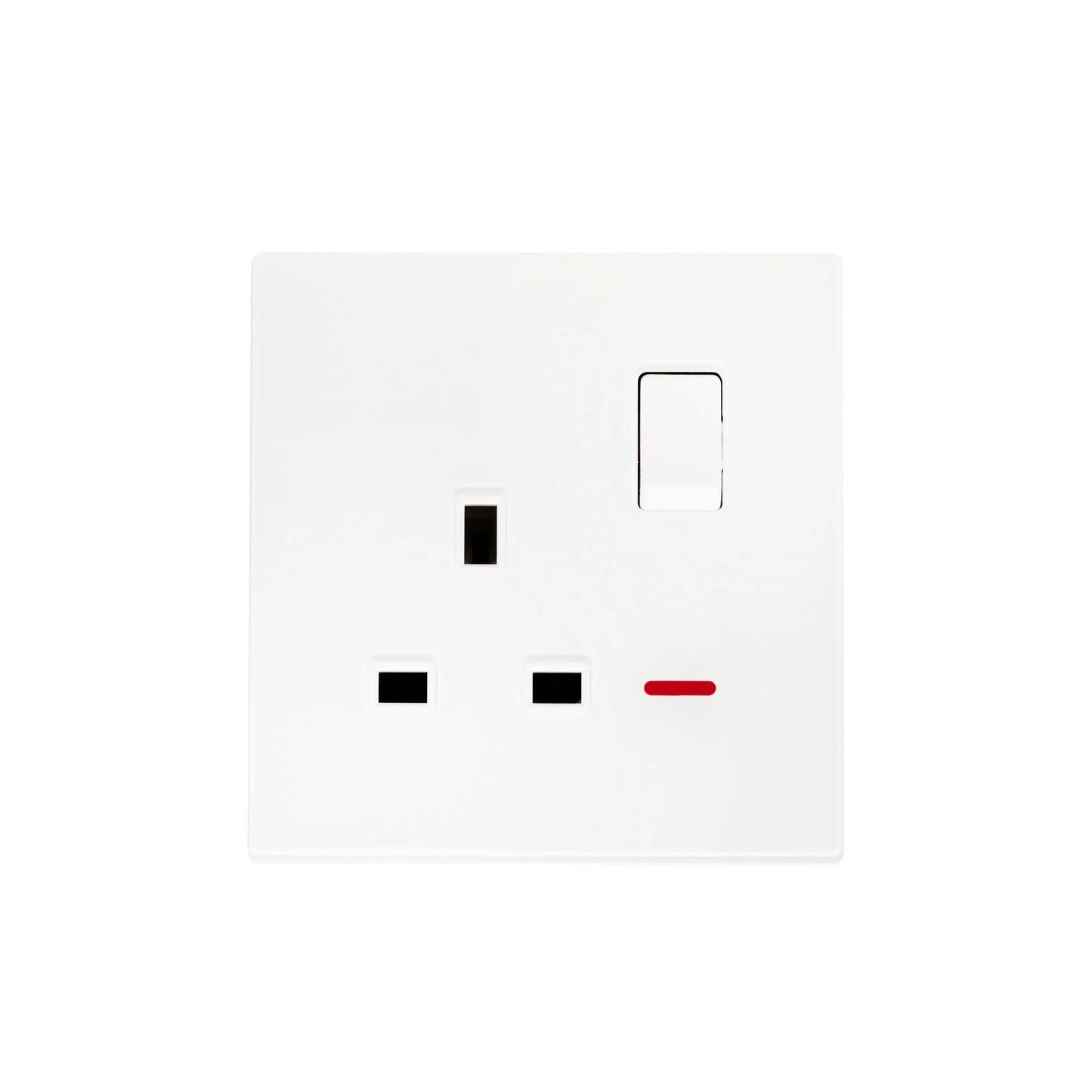 Single UK Socket 13A – Ultra Thin Acrylic Glass