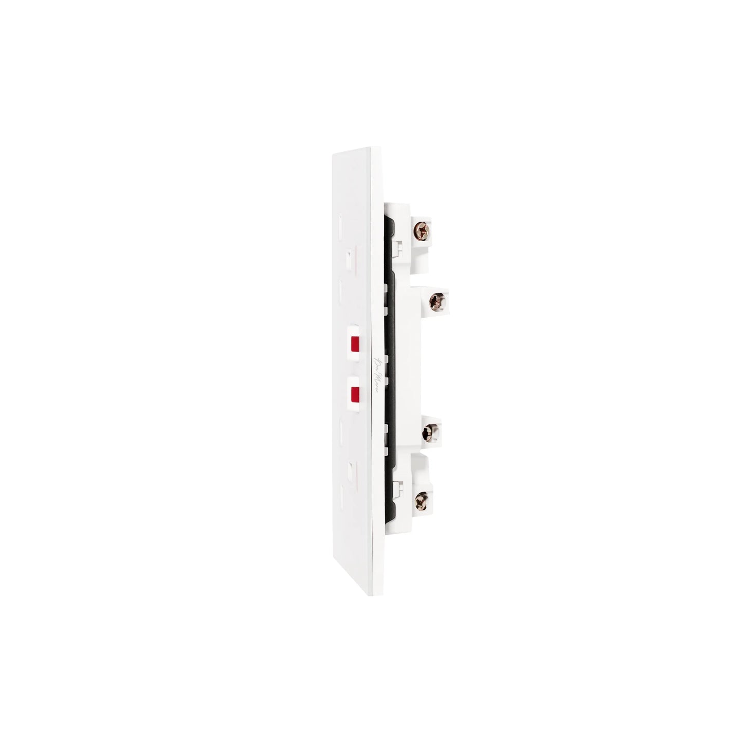 Double UK Socket 13A – Ultra Thin Acrylic Glass