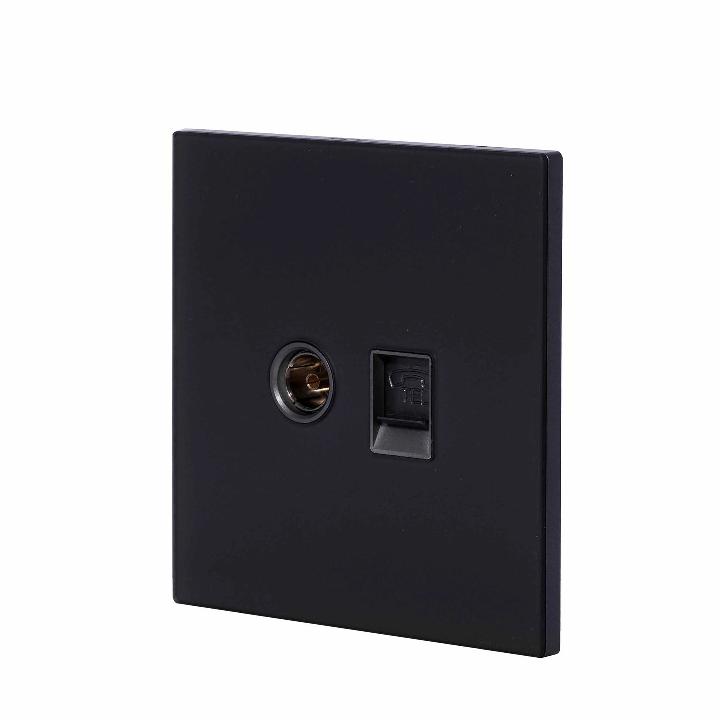 TV + Tel Socket – Ultra Thin Acrylic Glass