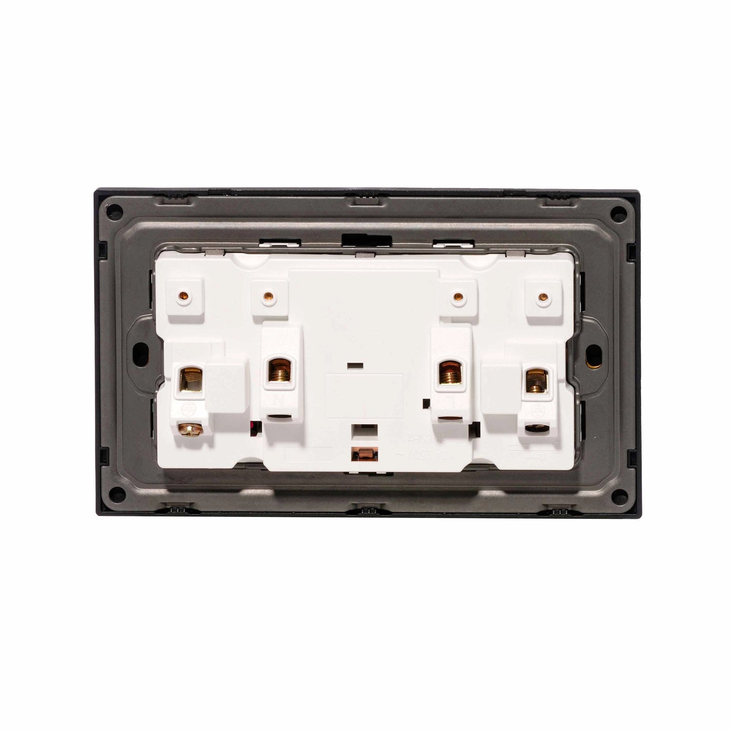 Double UK Socket 13A – Ultra Thin Acrylic Glass