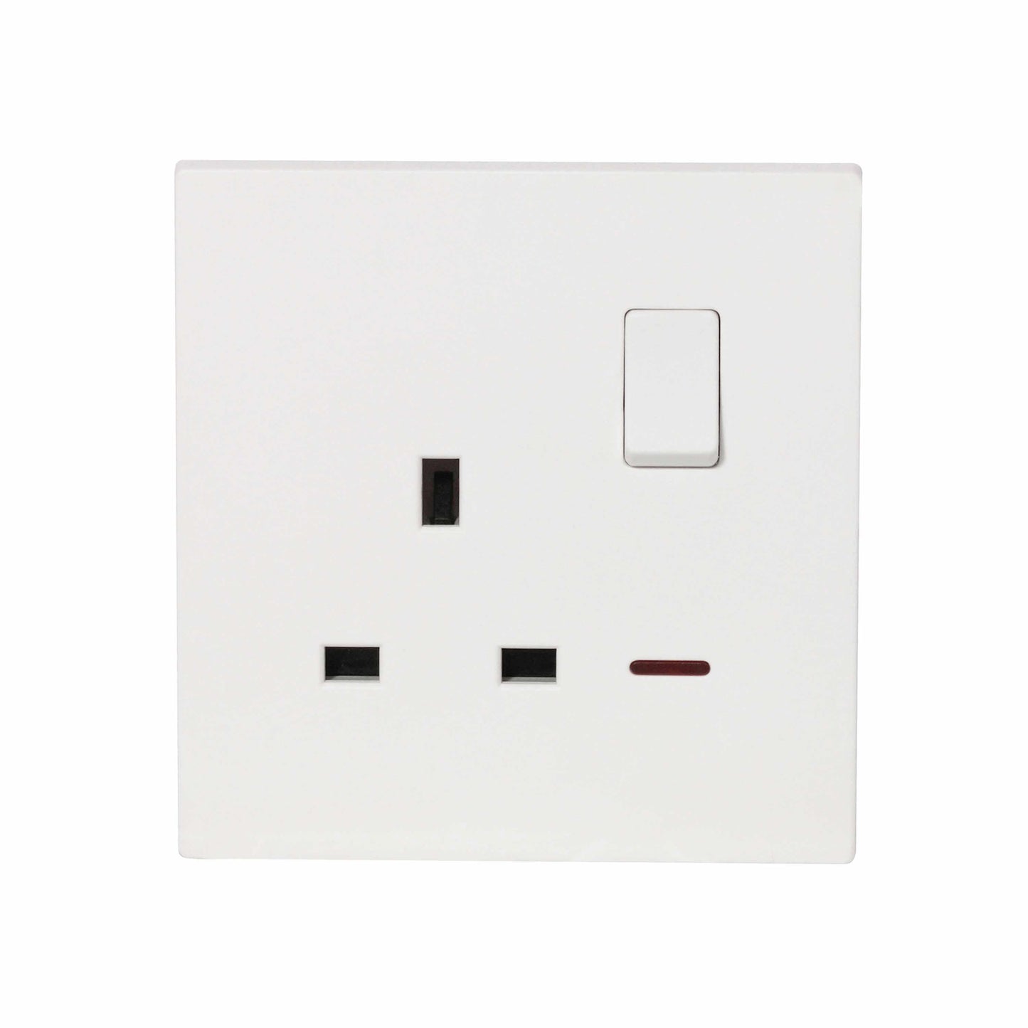 Single UK Socket 13A – Ultra Thin Plastic