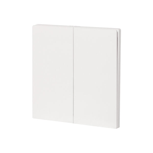 2 Gang 1 Way Switch – Ultra Thin Plastic