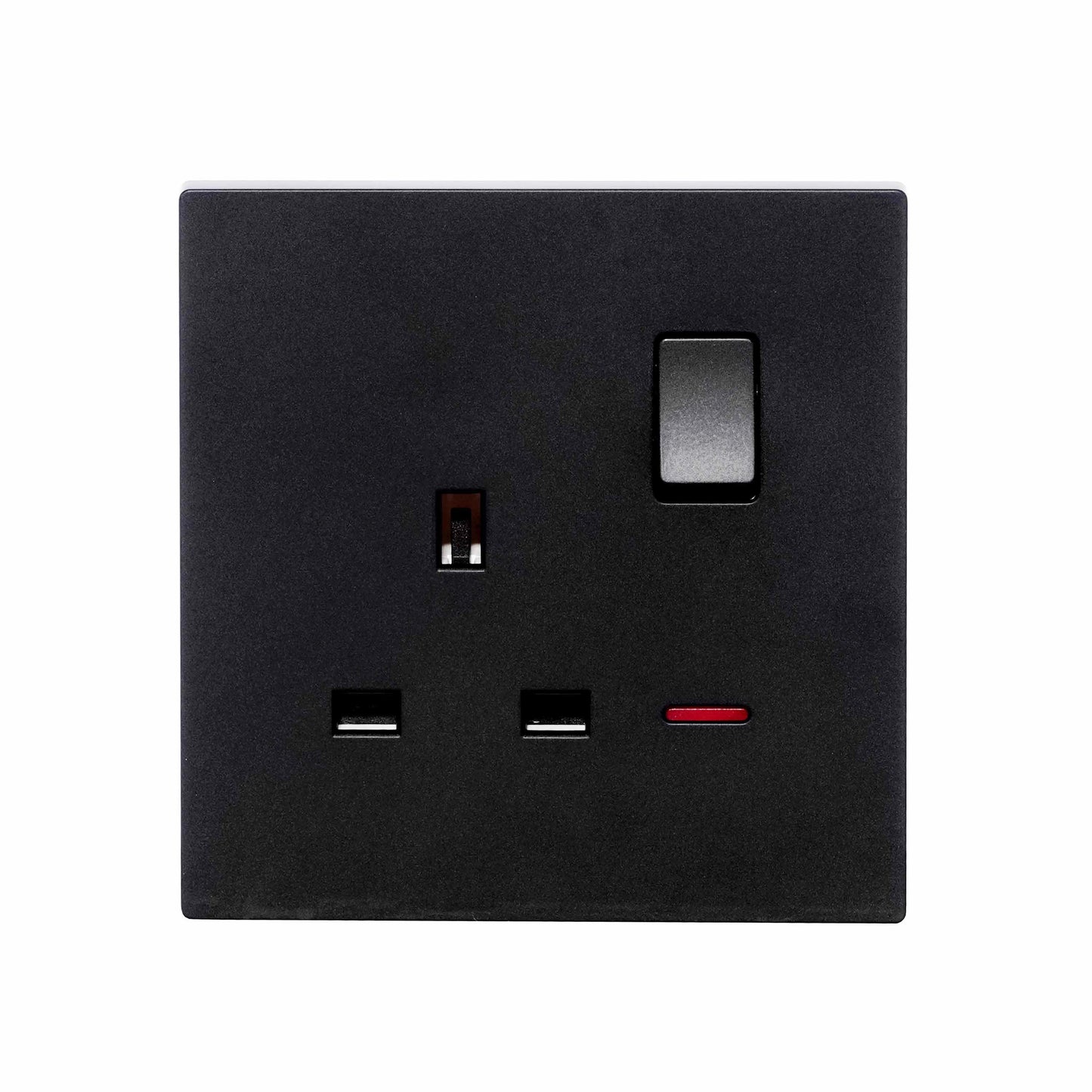 Single UK Socket 13A – Ultra Thin Plastic