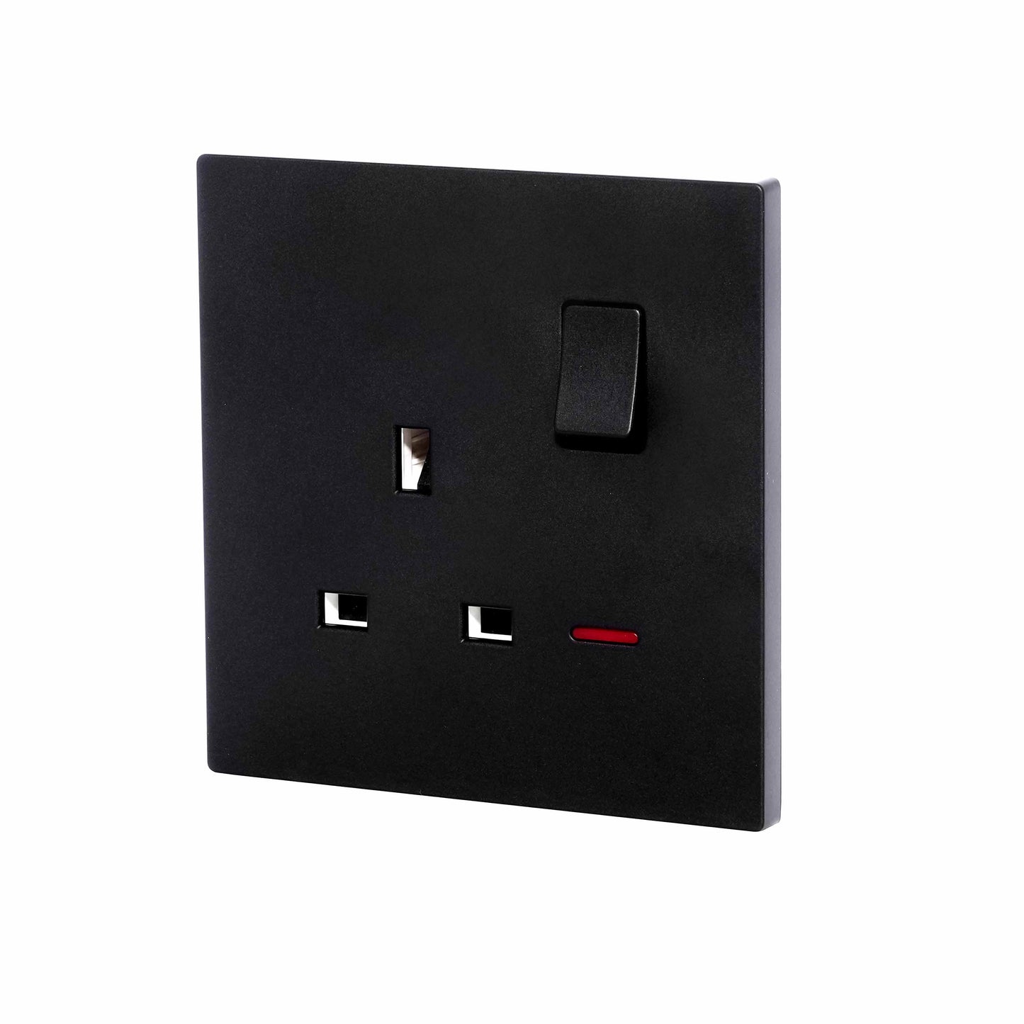 Single UK Socket 13A – Ultra Thin Plastic