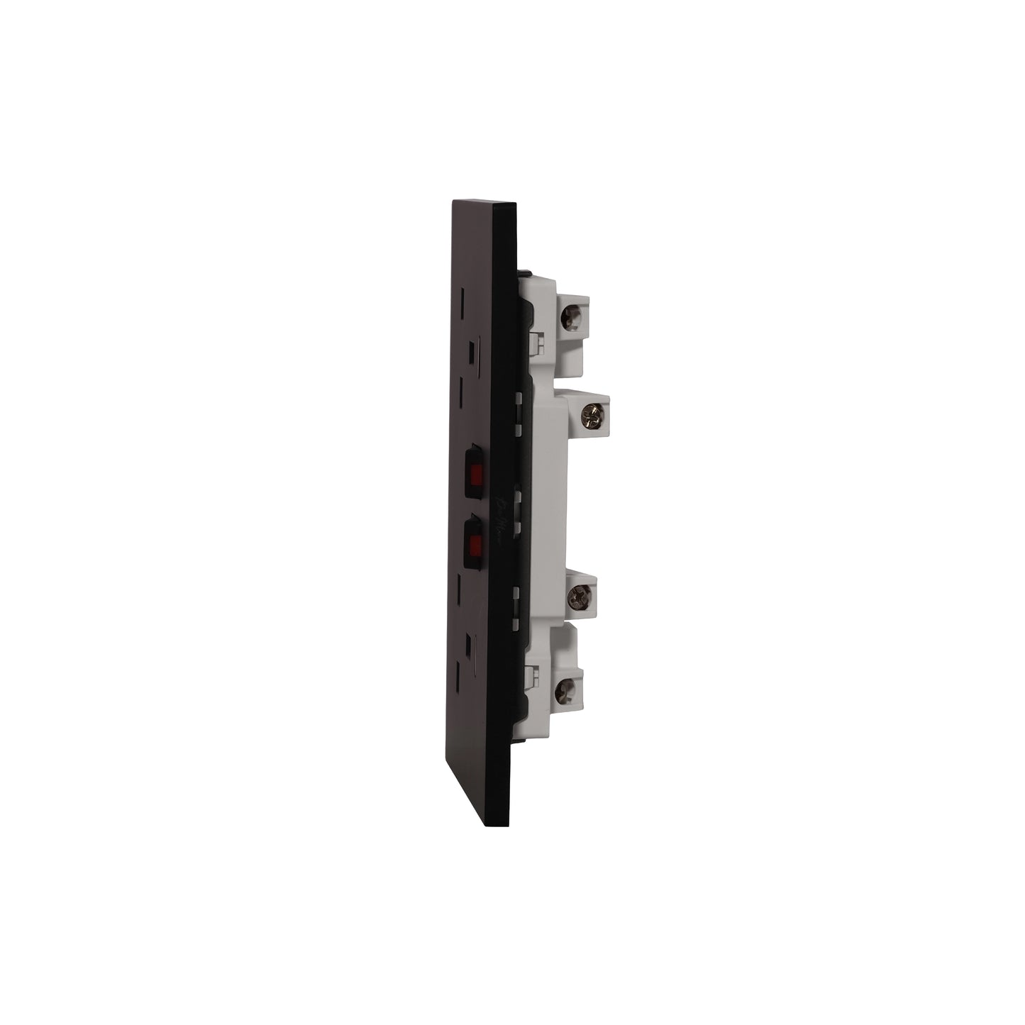 Double UK Socket 13A – Ultra Thin Plastic