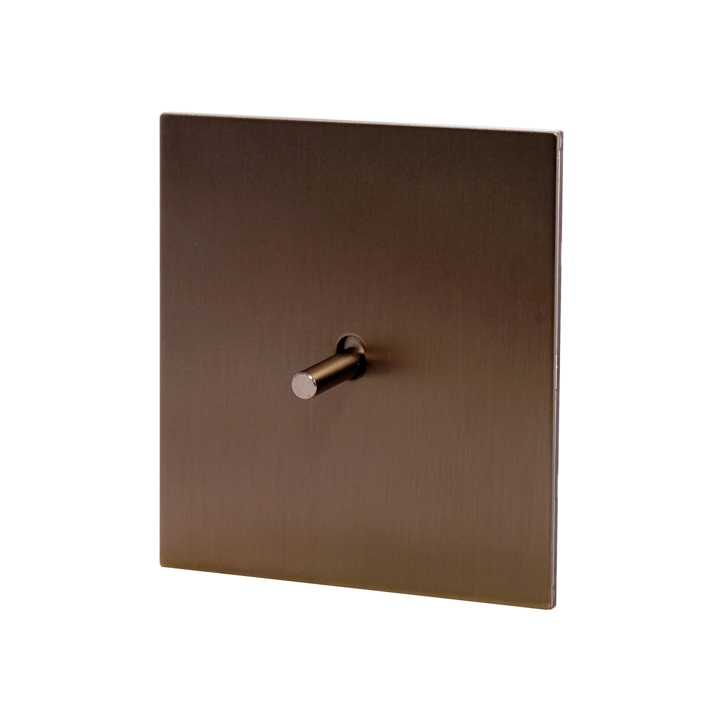 Door Bell Switch - Plain Toggle - Stainless Steel / Copper