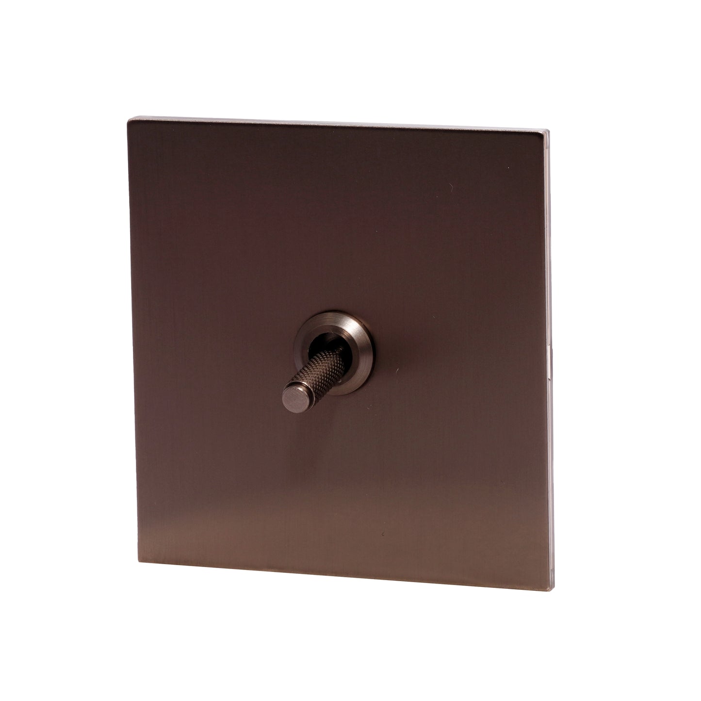 Door Bell Switch – Knurled Toggle – Stainless Steel / Copper