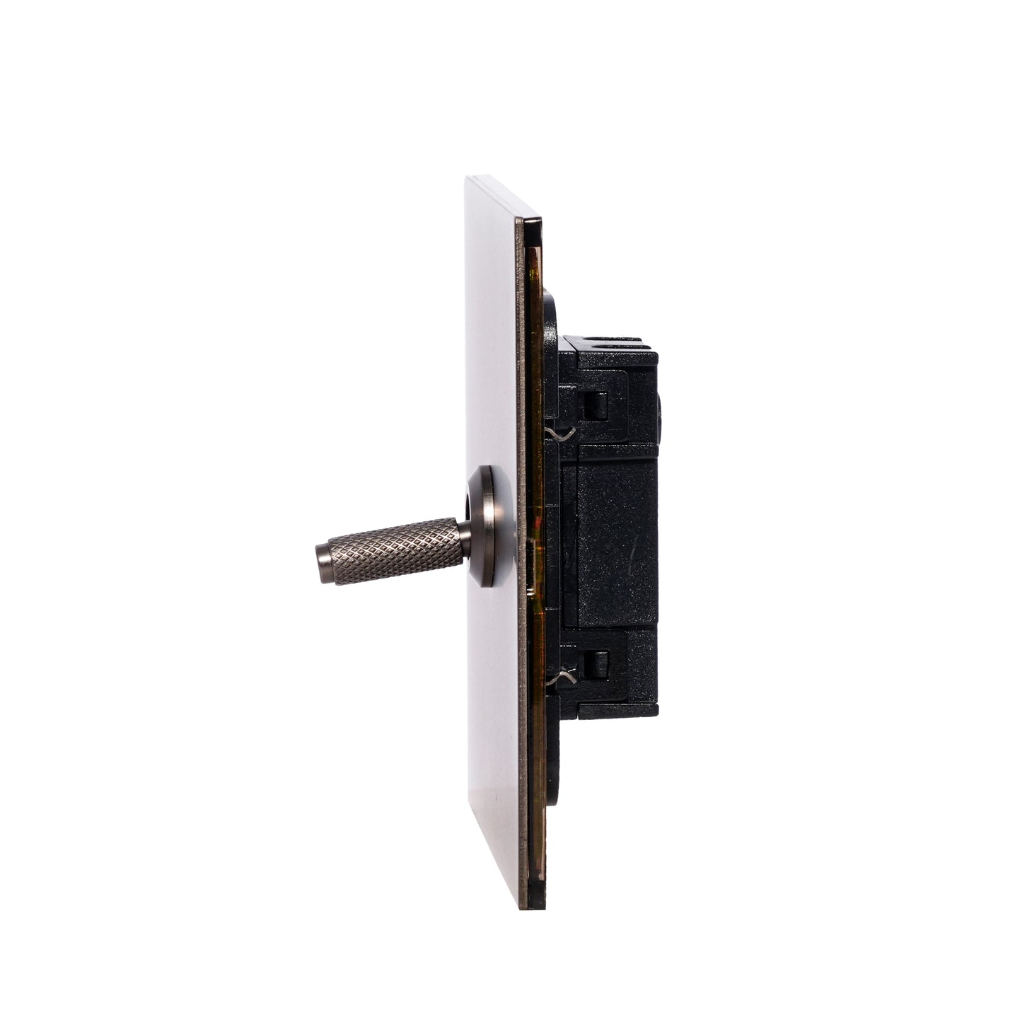 Door Bell Switch – Knurled Toggle – Stainless Steel / Copper