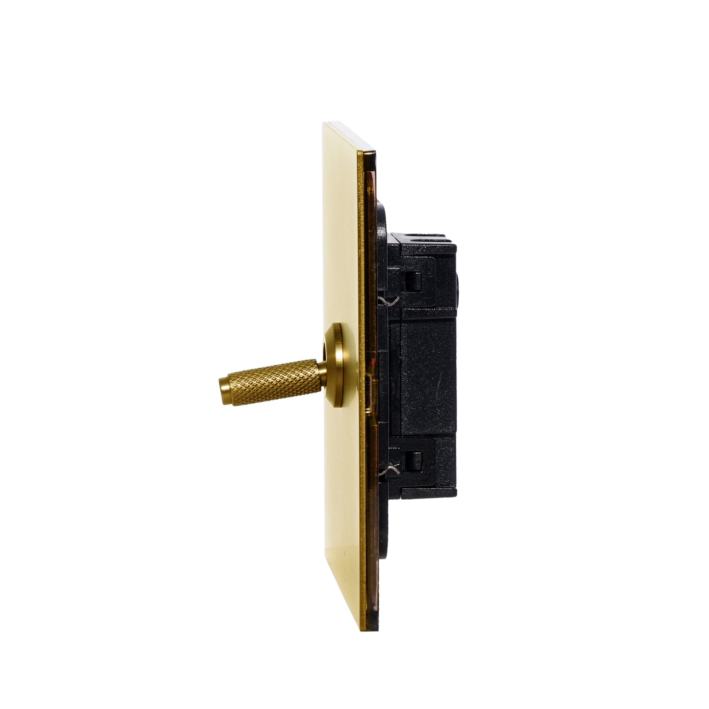 Door Bell Switch – Knurled Toggle – Stainless Steel / Copper