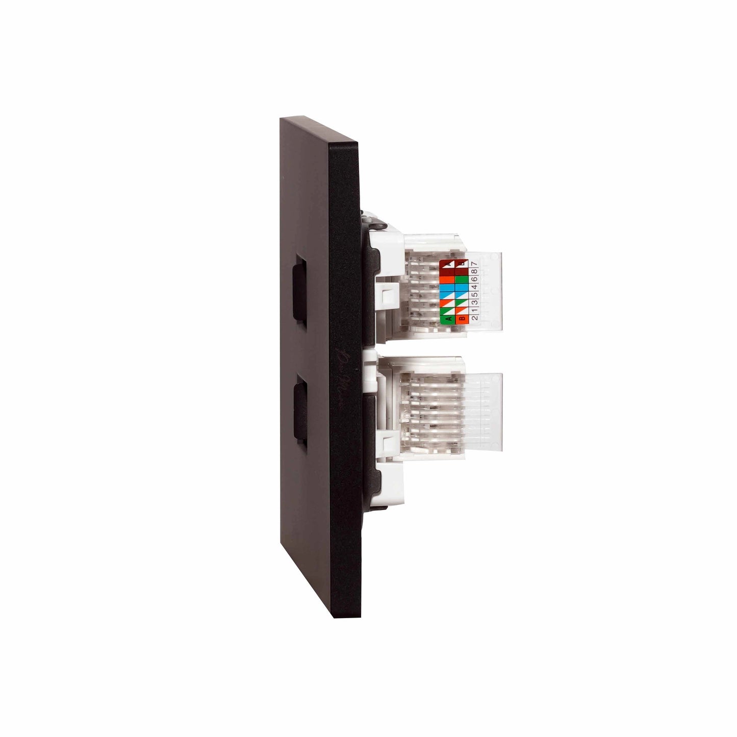 Computer + Tel Socket – (RJ45/CAT6) / RJ11 – Ultra Thin Plastic