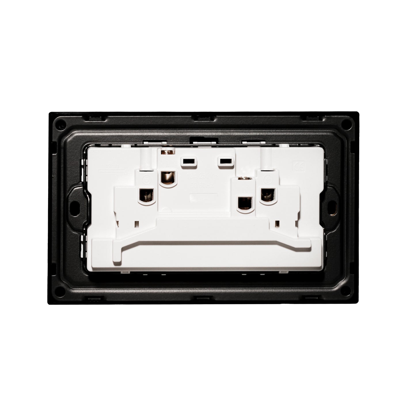 Double MF Socket 13A – Ultra Thin Plastic