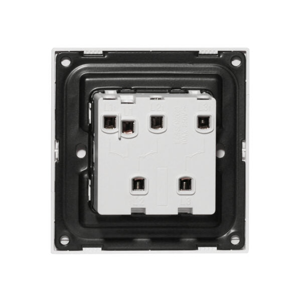 3 Gang 1 Way Switch – Ultra Thin Plastic