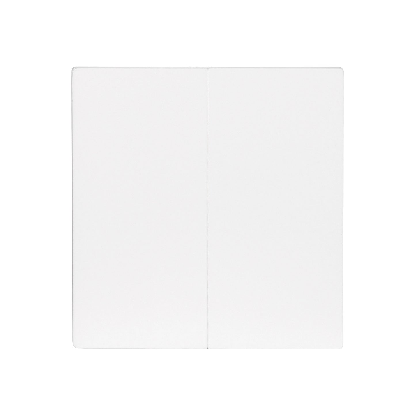 2 Gang 1 Way Switch – Ultra Thin Plastic