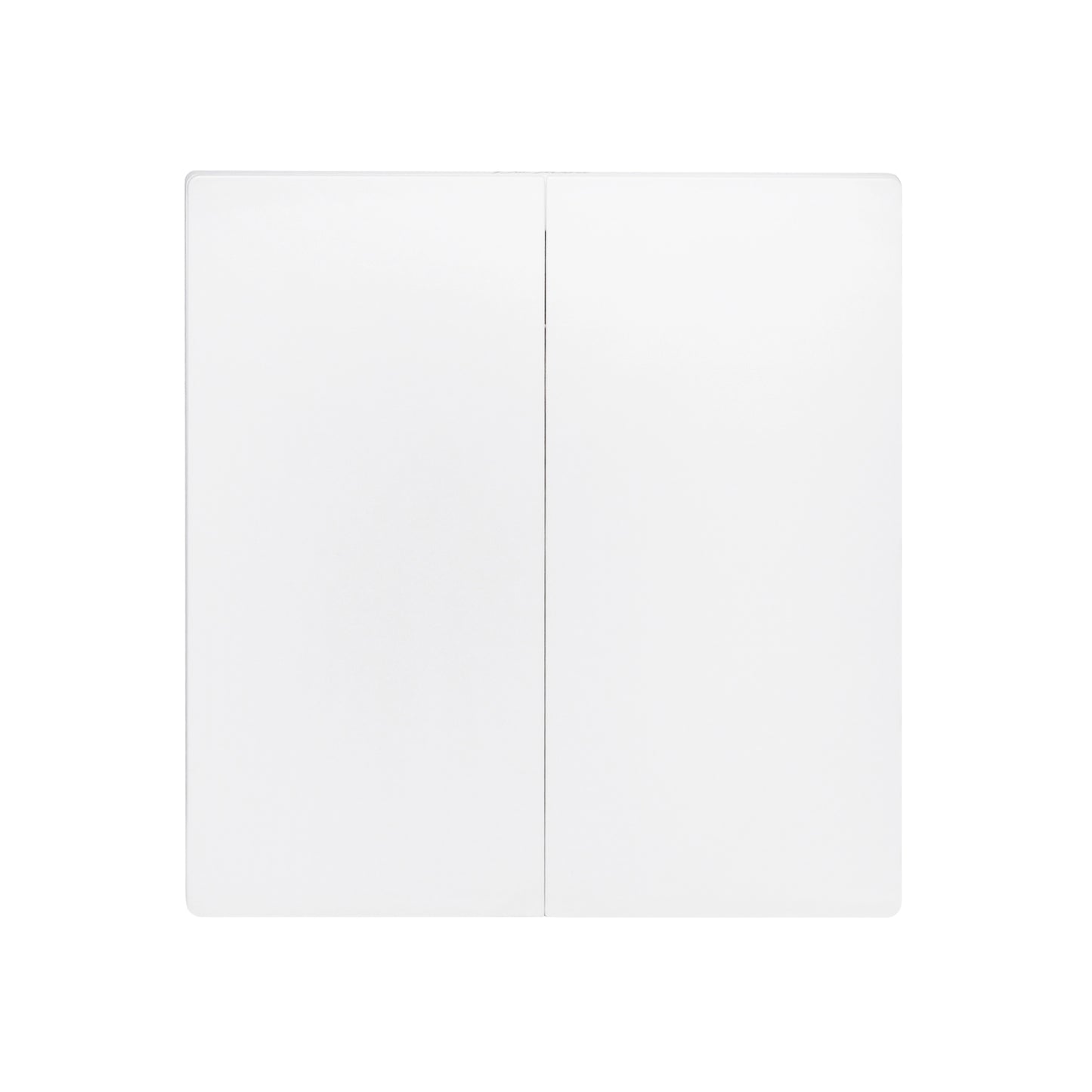2 Gang 1 Way Switch – Ultra Thin Plastic