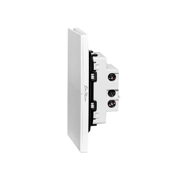 2 Gang 1 Way Momentary Switch – Ultra Thin Plastic