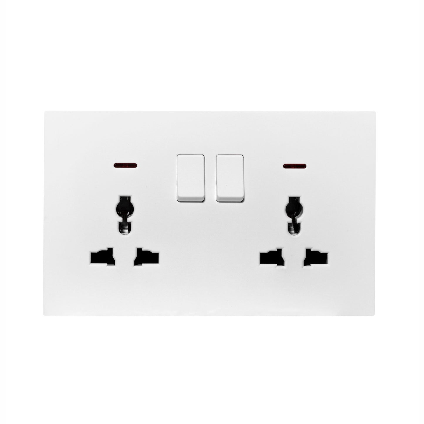 Double MF Socket 13A – Ultra Thin Plastic