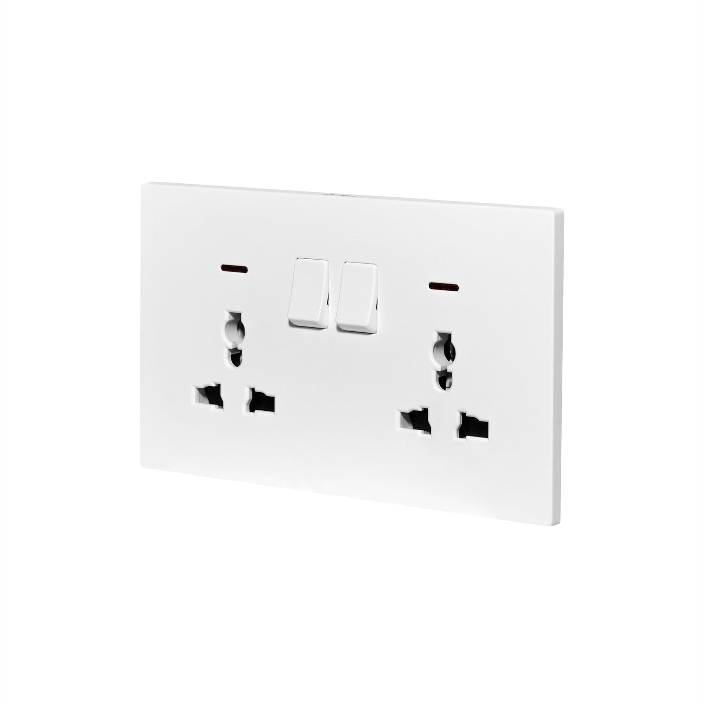 Double MF Socket 13A – Ultra Thin Plastic
