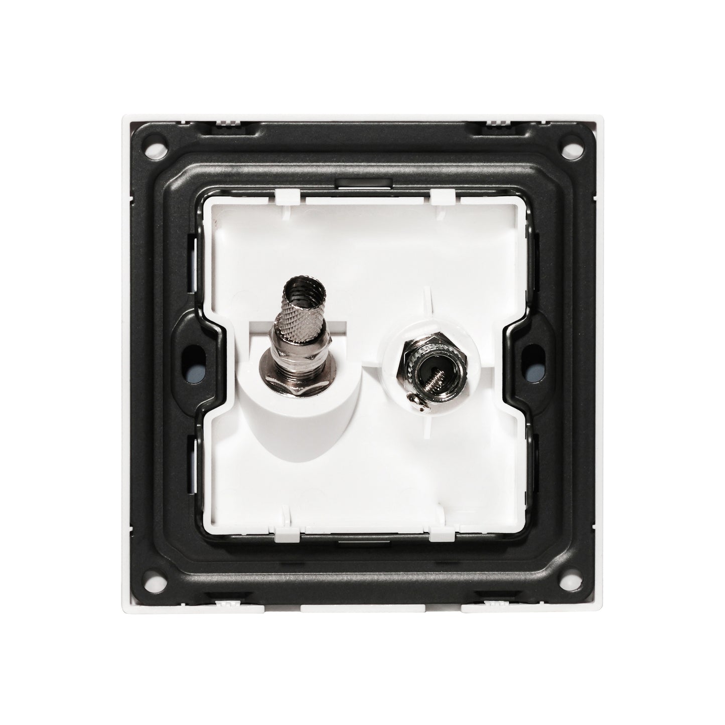 Satellite + TV Socket – Ultra Thin Acrylic Glass