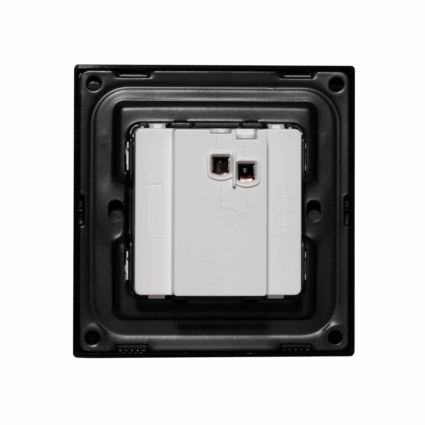 1 Gang 1 Way Switch – Ultra Thin Plastic
