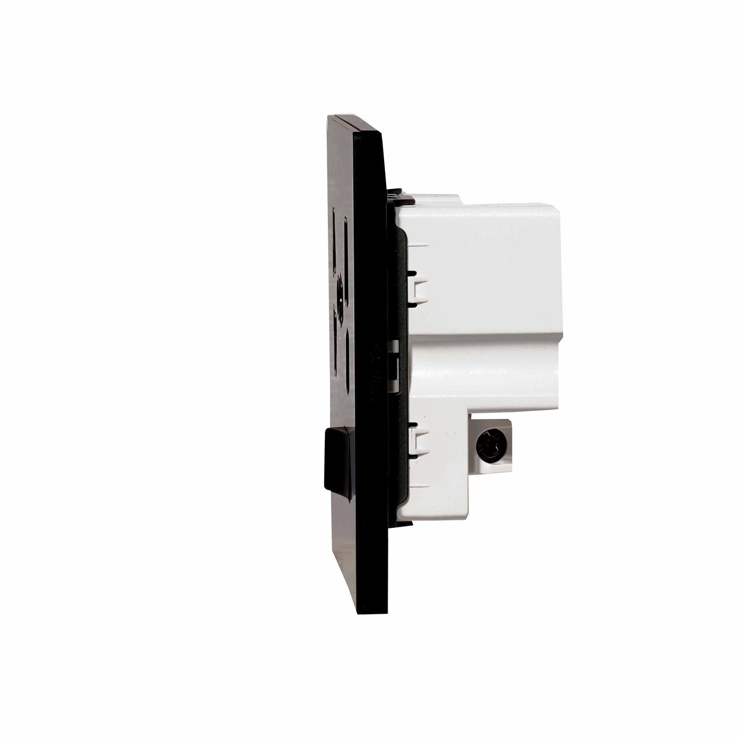 Single MF Socket 13A USB + Type-C (5V 2.1A) – Ultra Thin Acrylic Glass