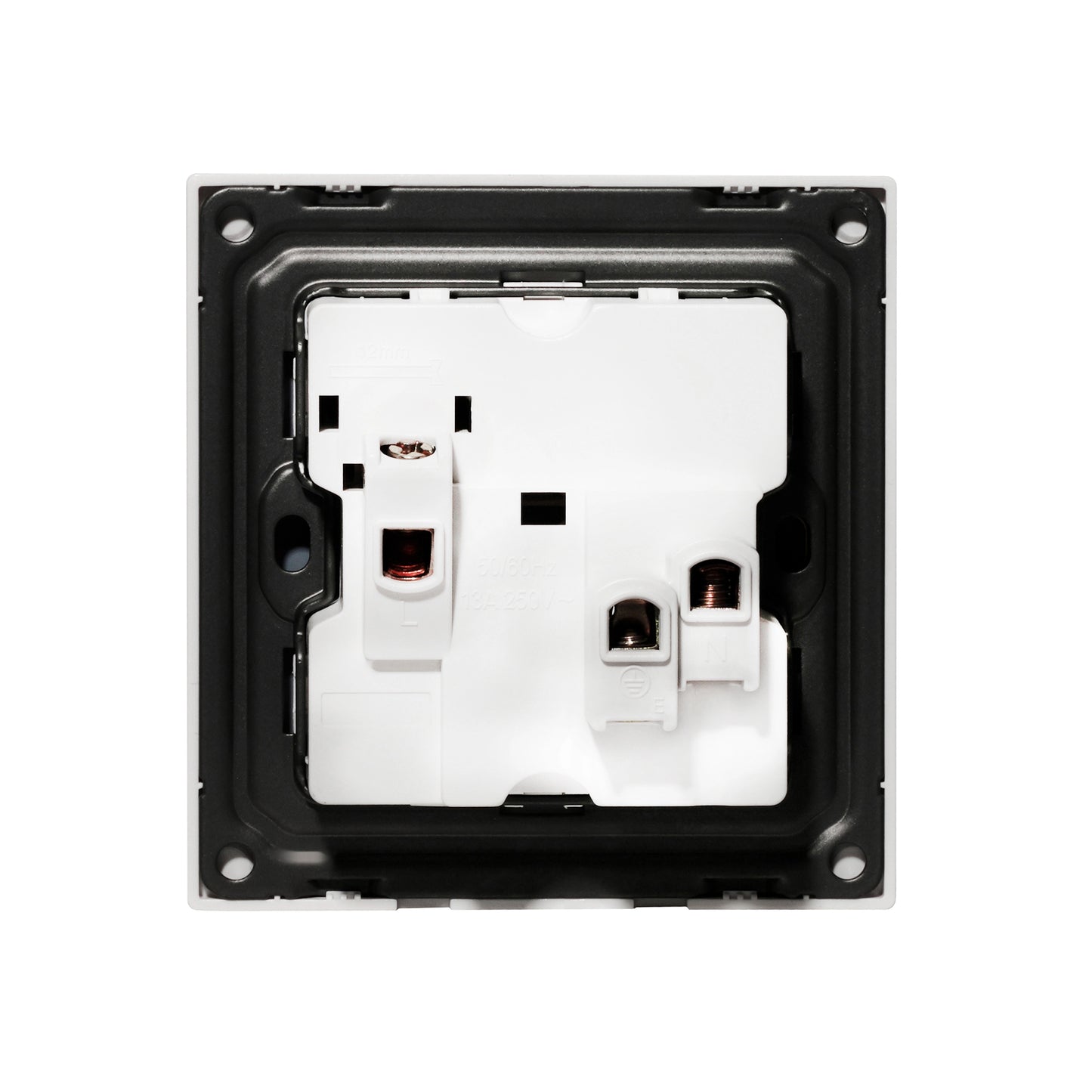 Single MF Socket 13A – Ultra Thin Acrylic Glass
