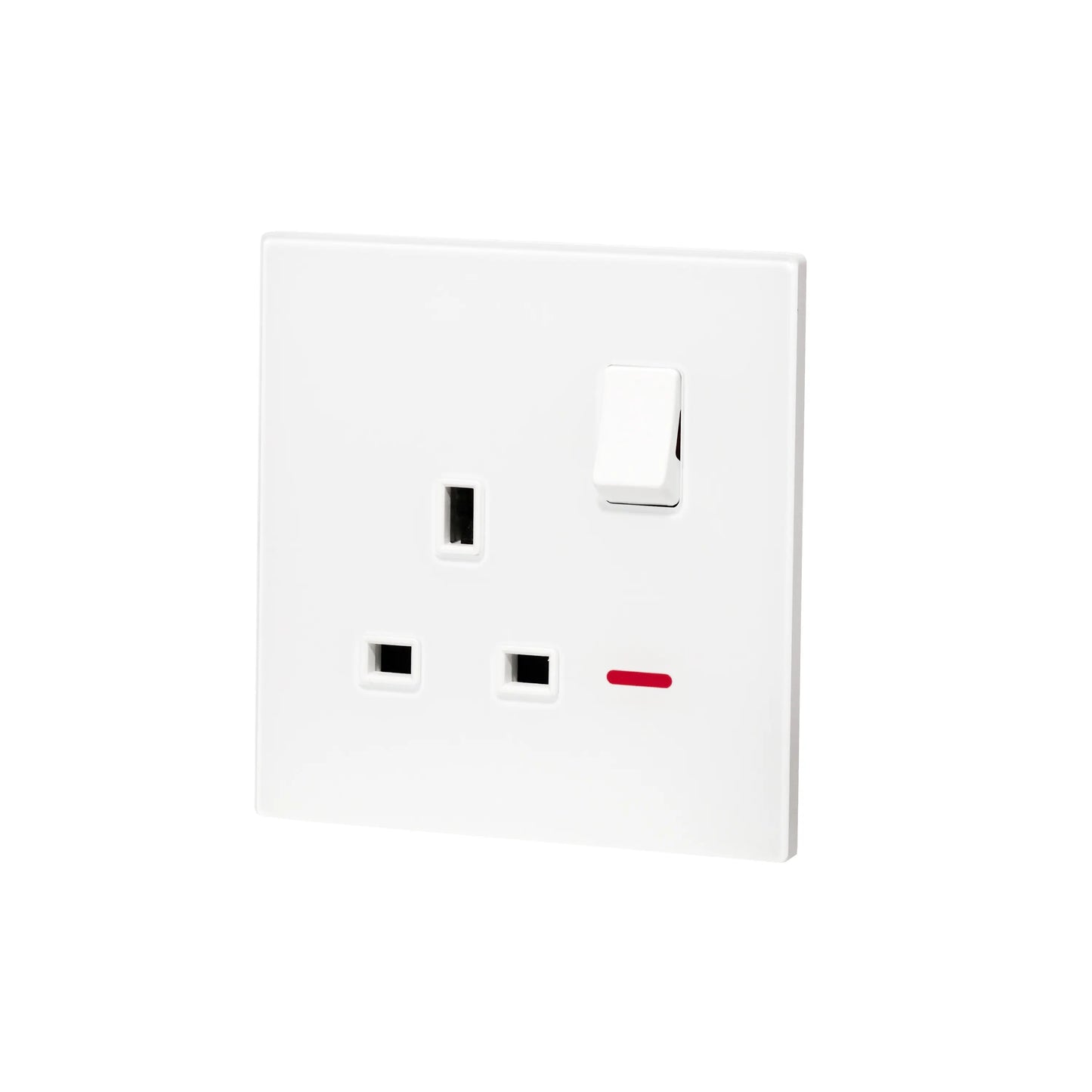 Single UK Socket 13A – Ultra Thin Acrylic Glass