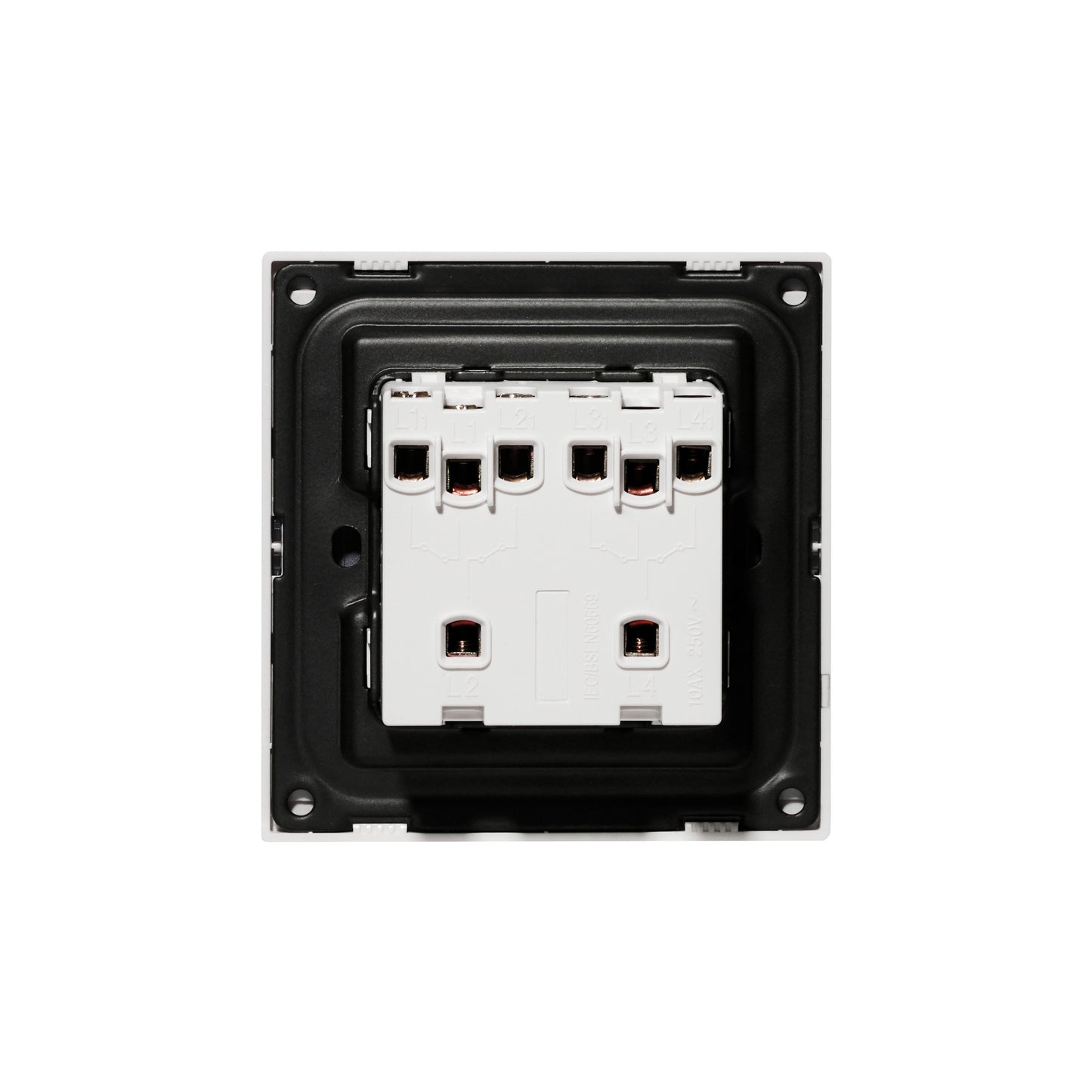 4 Gang 2 Way Switch – Ultra Thin Acrylic Glass