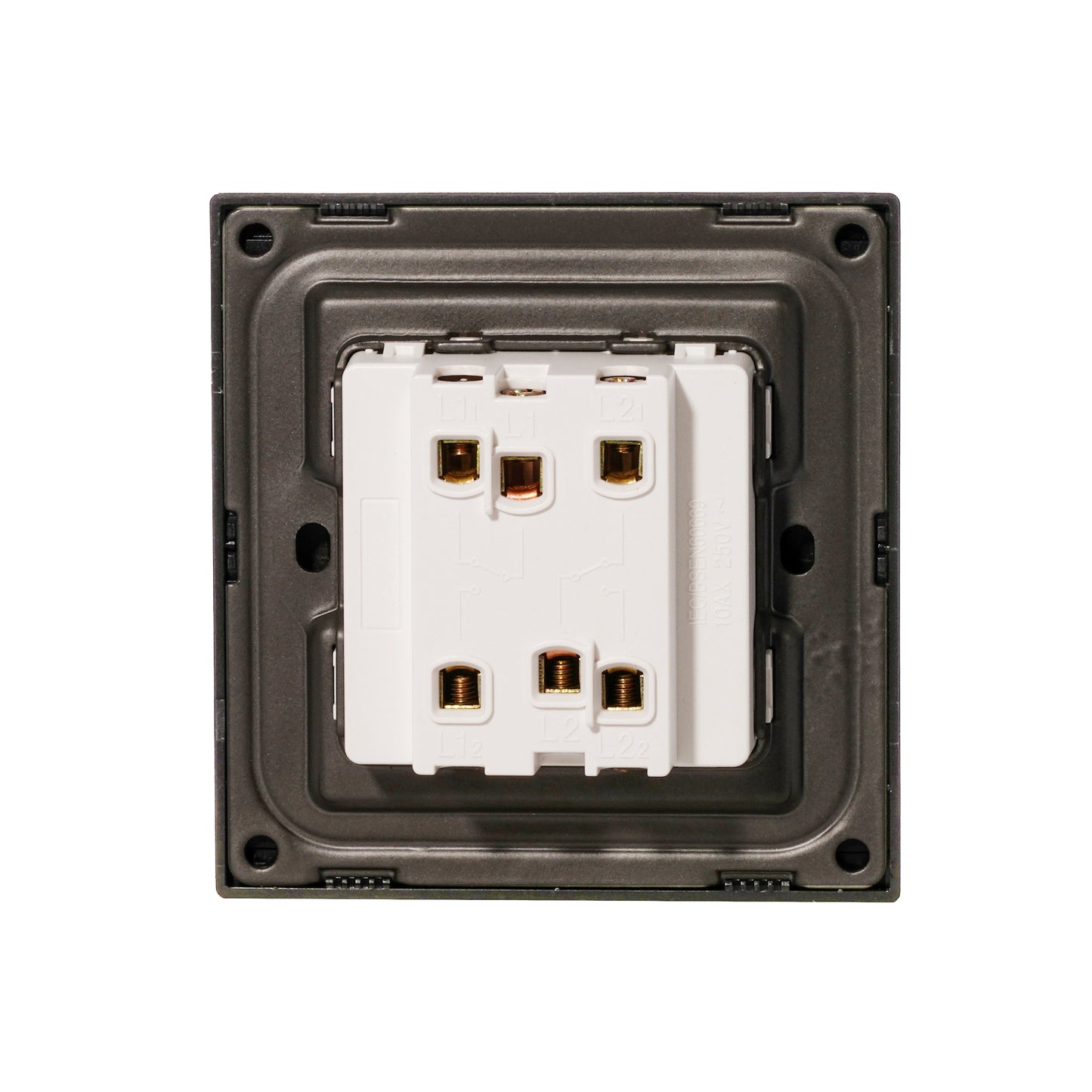 2 Gang 2 Way Switch – Ultra Thin Acrylic Glass