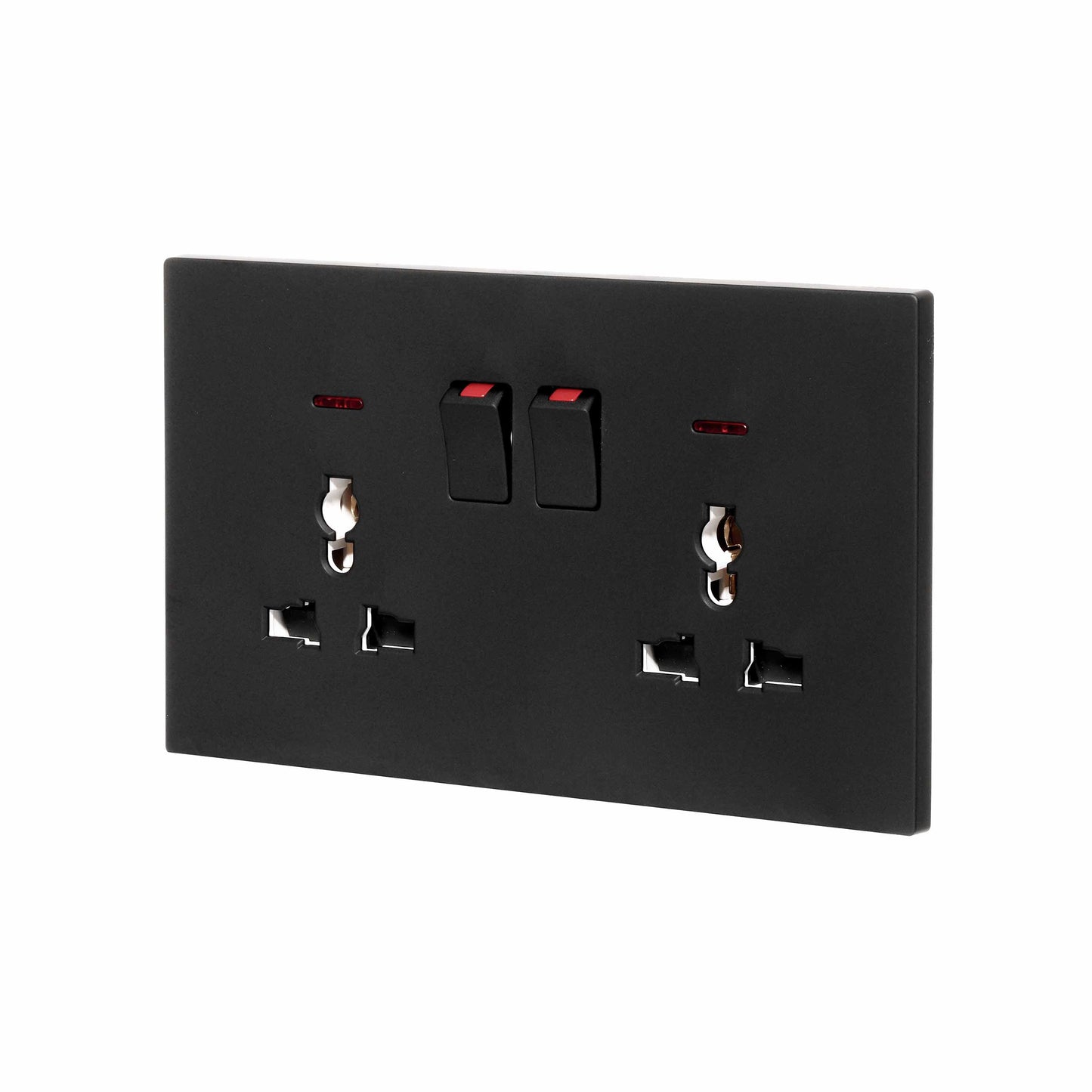 Double MF Socket 13A – Ultra Thin Plastic