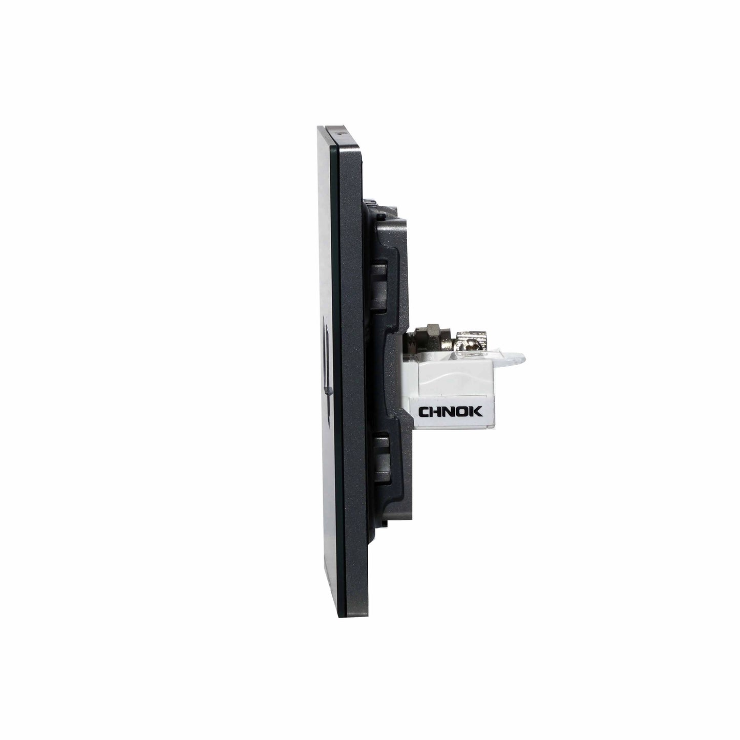 TV + Tel Socket – Ultra Thin Plastic
