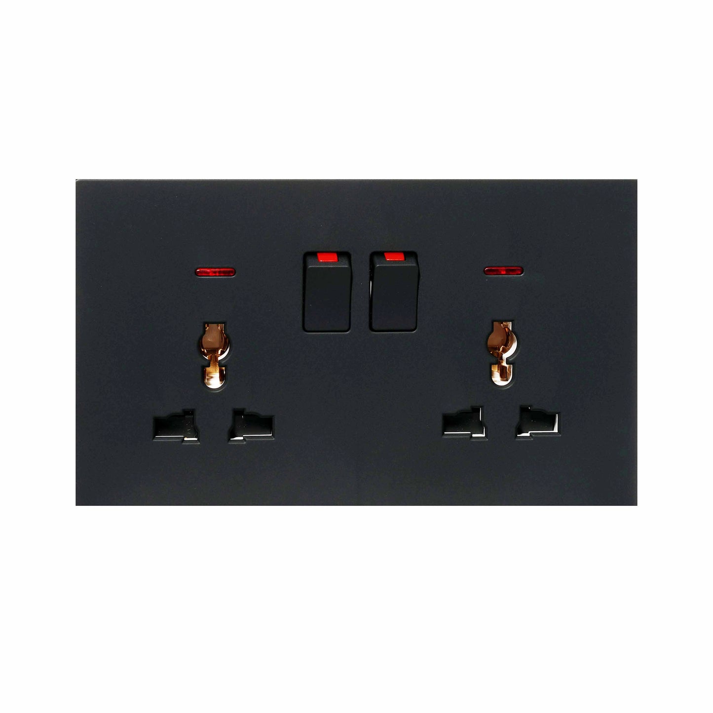 Double MF Socket 13A – Ultra Thin Plastic
