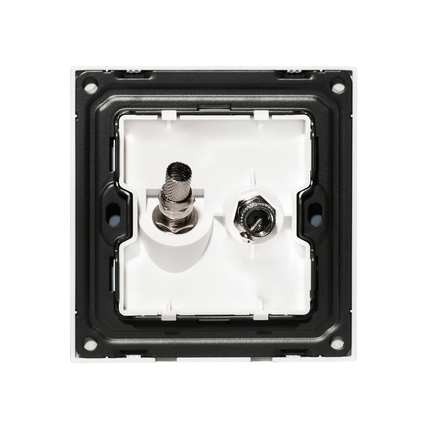 Satellite + TV Socket – Ultra Thin Acrylic Glass