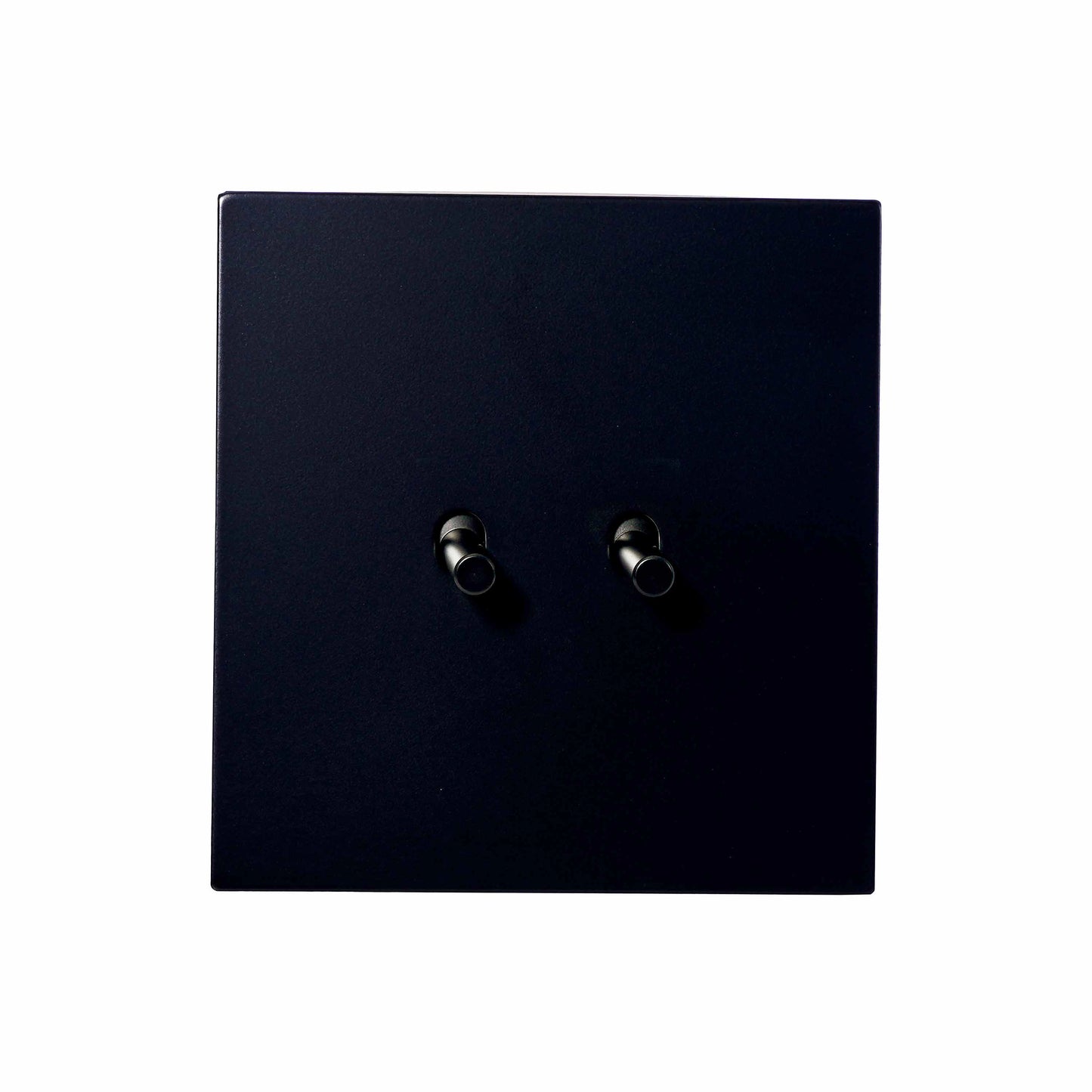2 Gang Intermediate Switch – Plain Toggle – Stainless Steel / Copper