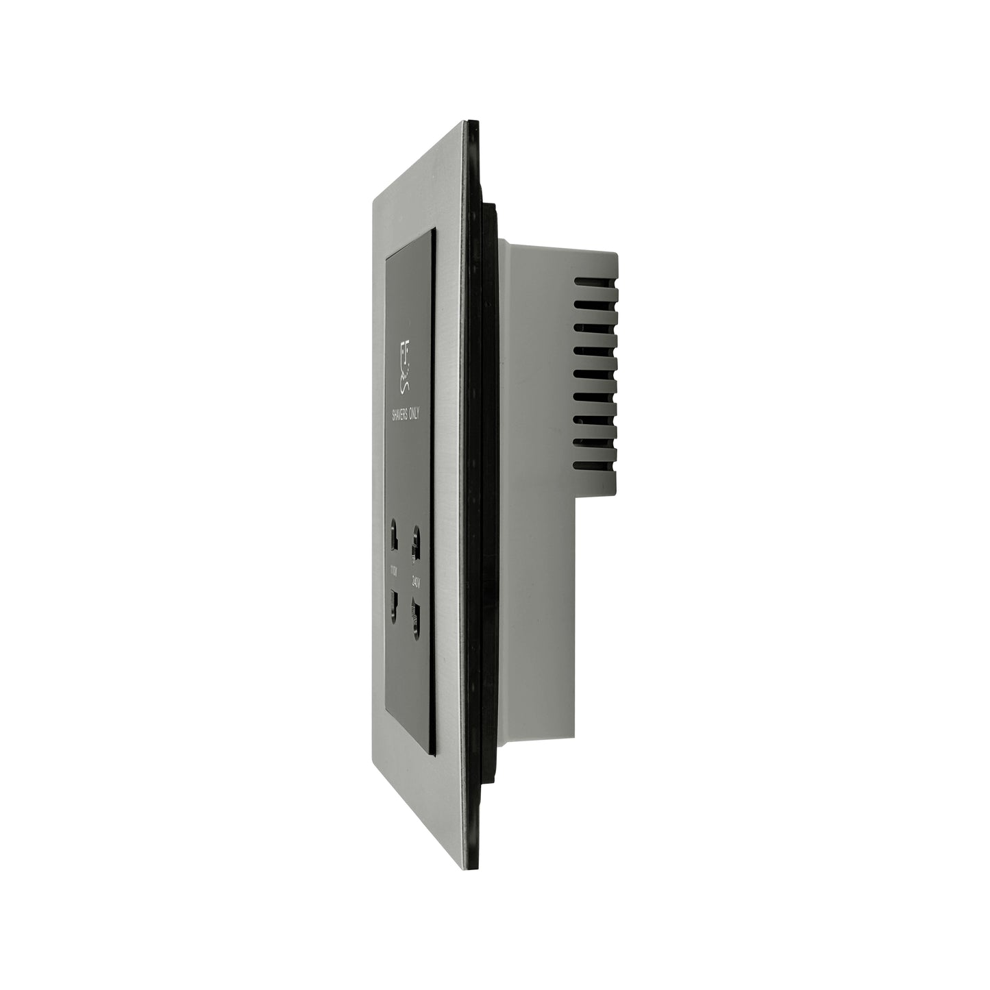 Shaver Socket 3x6 - Stainless Steel