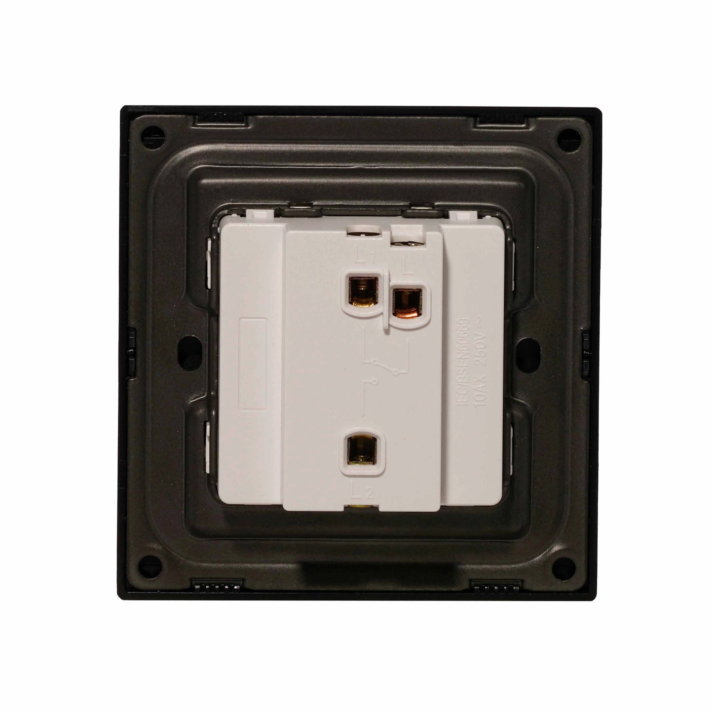 1 Gang 2 Way Switch – Ultra Thin Acrylic Glass