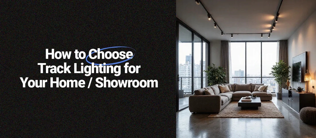 How to Choose Track Lighting for Your Home or Showroom