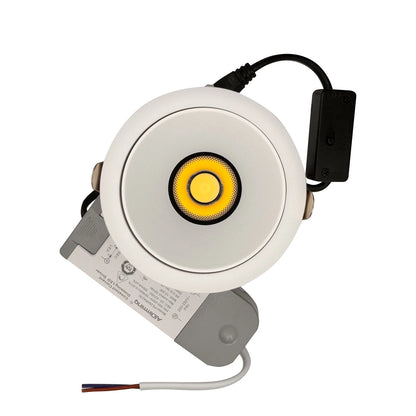LED Spot Light -Dimmable 3CCT 3000K+4000K+6500K-12W-DIE Casting-Aluminum AC85-265V - 24°